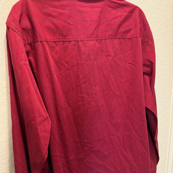 Cinch Men’s Red Casual Button Down Shirt size L - Picture 3 of 8